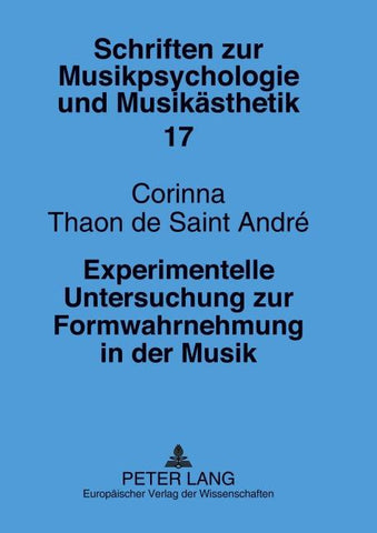 Experimentelle Untersuchung zur Formwahrnehmung in der Musik