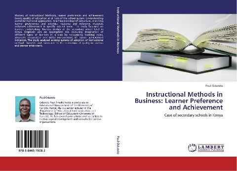 Instructional Methods in Business: Learner Preference and Achievement
