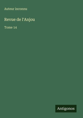 Revue de l'Anjou