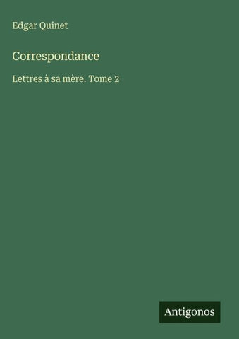Correspondance