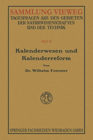 Kalenderwesen und Kalenderreform