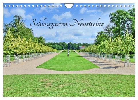 Schlossgarten Neustrelitz (Wandkalender 2026 DIN A4 quer), CALVENDO Monatskalender