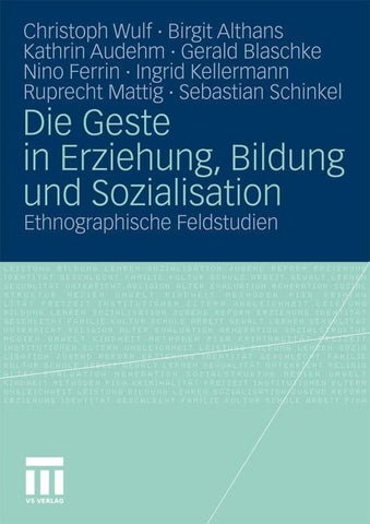 Die Geste in Erziehung, Bildung und Sozialisation