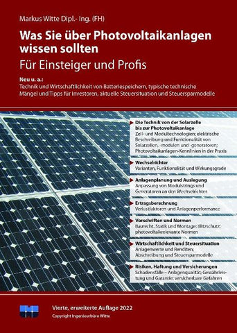 Was Sie über Photovoltaikanlagen wissen sollten