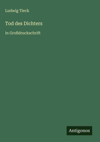 Tod des Dichters