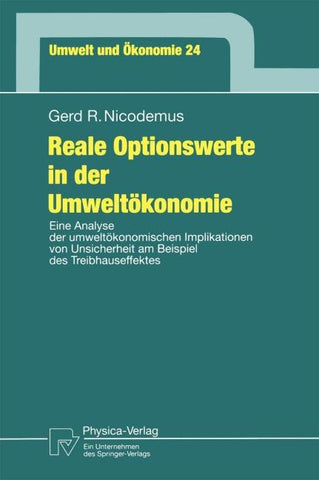 Reale Optionswerte in der Umweltökonomie