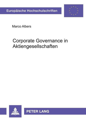 Corporate Governance in Aktiengesellschaften