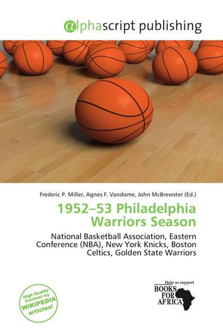 1952-53 Philadelphia Warriors Season