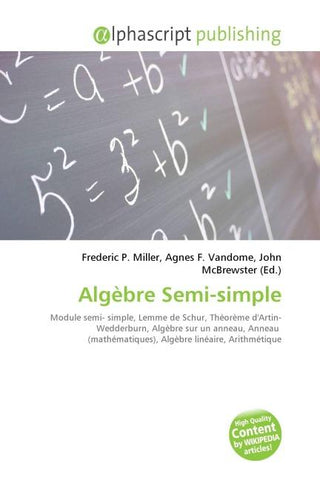 Algèbre Semi-simple