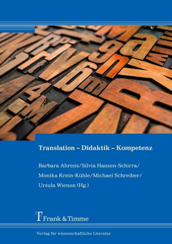 Translation – Didaktik – Kompetenz