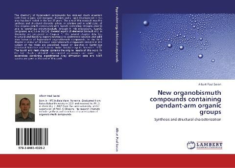 New organobismuth compounds containing pendant-arm organic groups