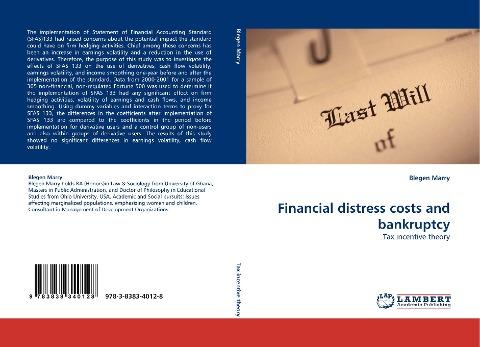 Financial distress costs and bankruptcy