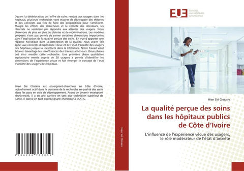 La qualité perçue des soins dans les hôpitaux publics de Côte d'Ivoire