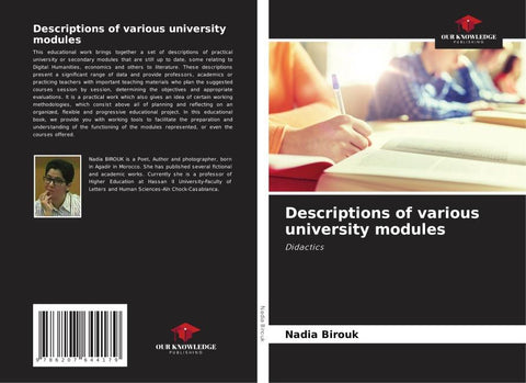Descriptions of various university modules