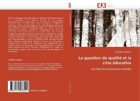 La question de qualité et la crise éducative