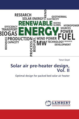 Solar air pre-heater design, Vol. II