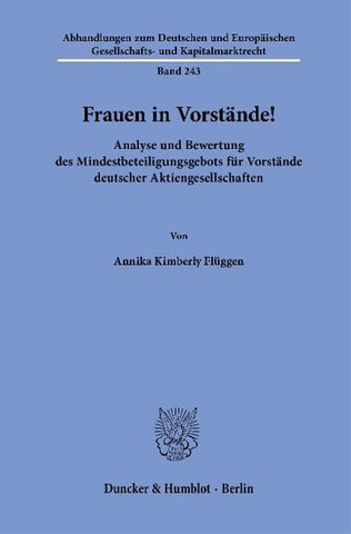 Frauen in Vorstände!