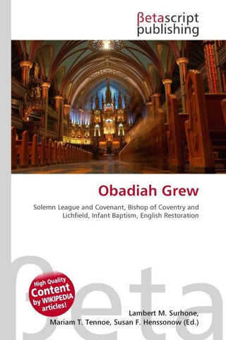 Obadiah Grew