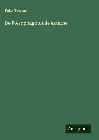 De l'¿sophagotomie externe