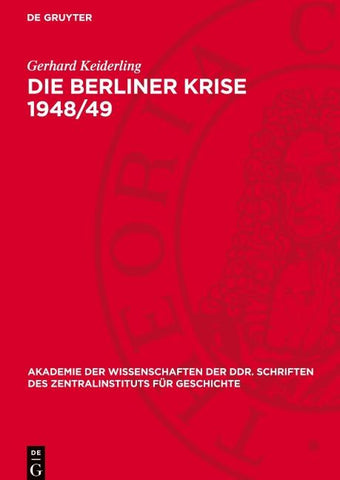 Die Berliner Krise 1948/49