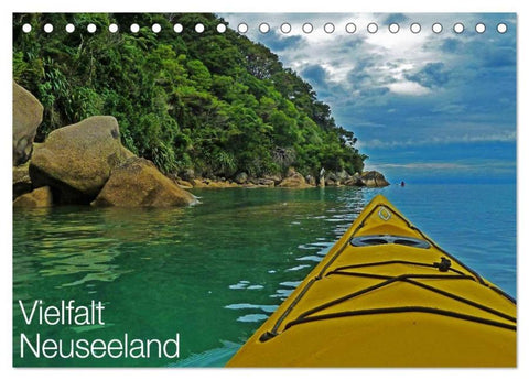 Vielfalt Neuseeland (Tischkalender 2026 DIN A5 quer), CALVENDO Monatskalender