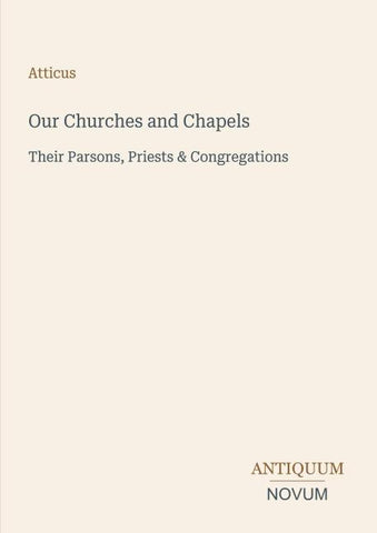 Our Churches and Chapels
