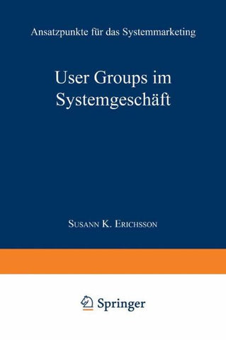 User Groups im Systemgeschäft