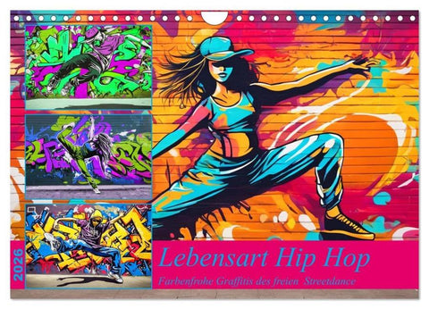 Lebensart Hip Hop (Wandkalender 2026 DIN A4 quer), CALVENDO Monatskalender