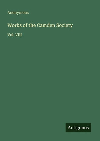 Works of the Camden Society
