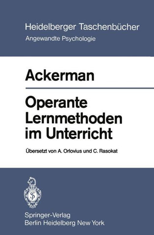 Operante Lernmethoden im Unterricht