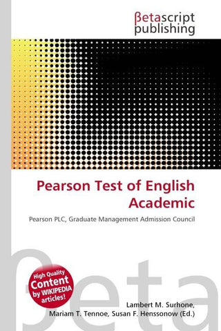 Pearson Test of English Academic