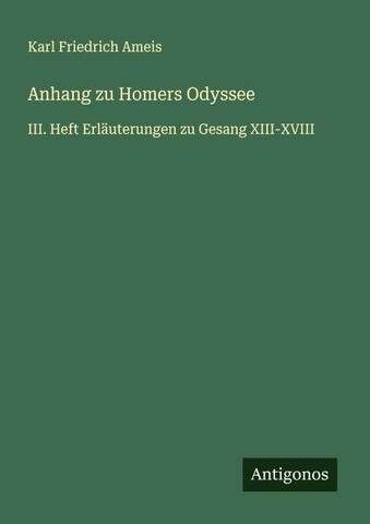 Anhang zu Homers Odyssee
