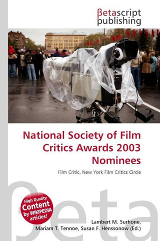 National Society of Film Critics Awards 2003 Nominees