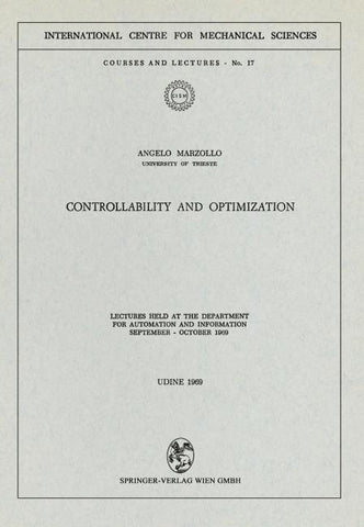 Controllability and Optimization