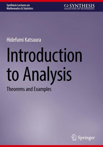 Introduction to Analysis