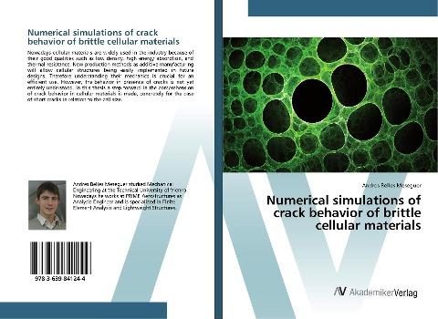 Numerical simulations of crack behavior of brittle cellular materials