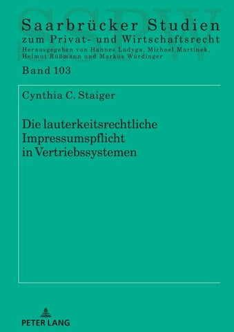 Die lauterkeitsrechtliche Impressumspflicht in Vertriebssystemen