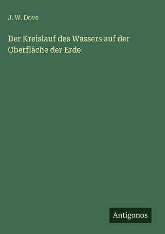 Der Kreislauf des Wassers auf der Oberfläche der Erde
