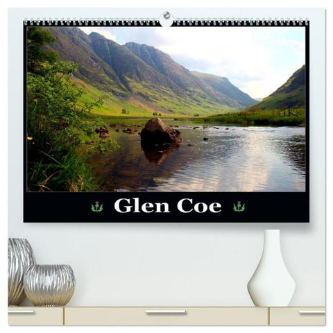 Glen Coe (hochwertiger Premium Wandkalender 2026 DIN A2 quer), Kunstdruck in Hochglanz