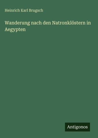 Wanderung nach den Natronklöstern in Aegypten