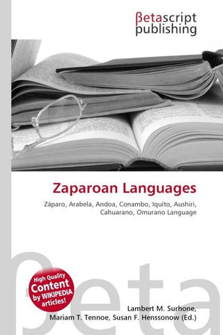 Zaparoan Languages
