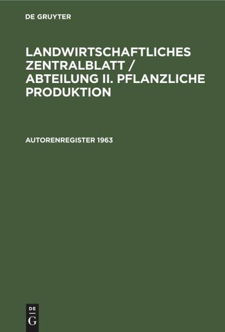 Autorenregister 1963