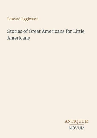 Stories of Great Americans for Little Americans