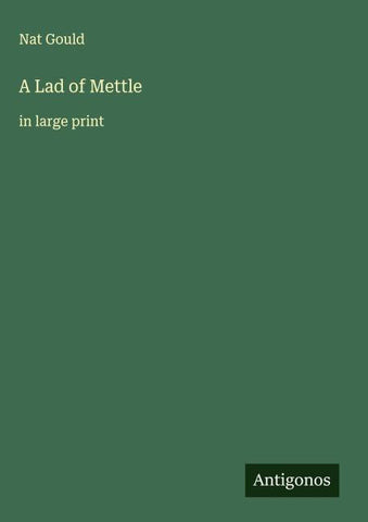 A Lad of Mettle