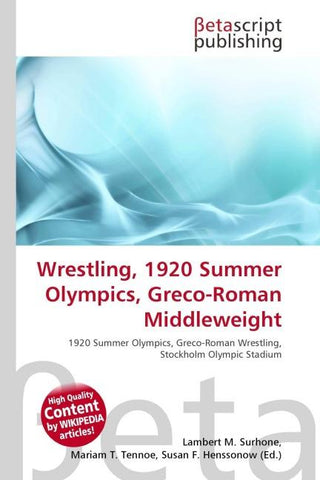 Wrestling, 1920 Summer Olympics, Greco-Roman Middleweight