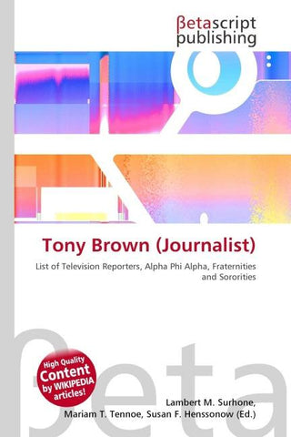 Tony Brown (Journalist)