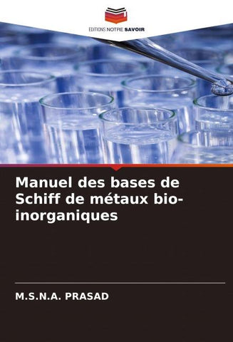 Manuel des bases de Schiff de métaux bio-inorganiques