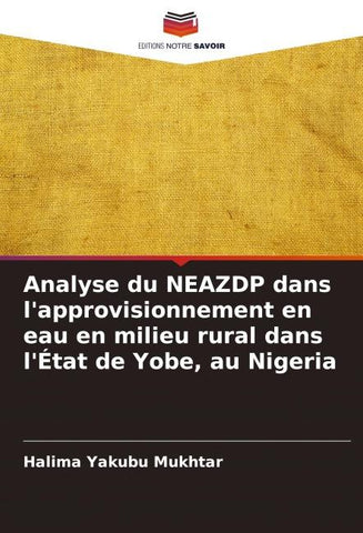 Analyse du NEAZDP dans l'approvisionnement en eau en milieu rural dans l'État de Yobe, au Nigeria