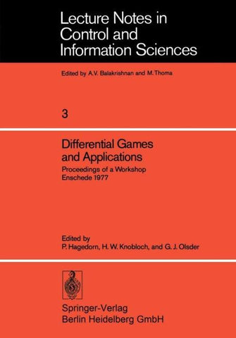 Differential Games and Applications