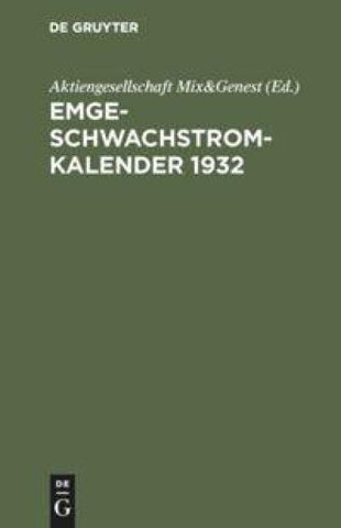 Emge-Schwachstrom-Kalender 1932